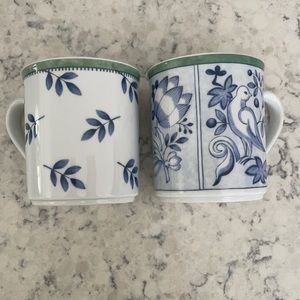 Pair of Villeroy & Boch mugs - EUC